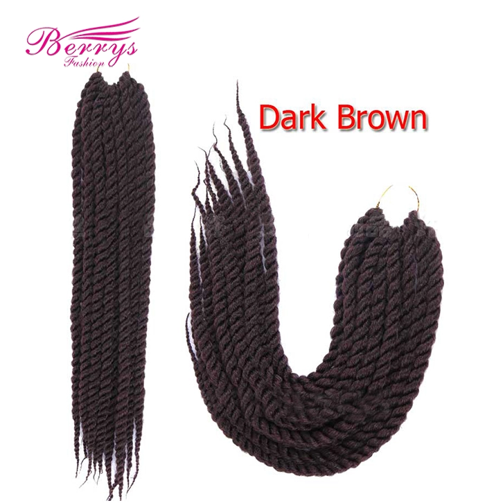 New Arrival Foreign African Dirty Braids 100g/Bundle 24inch Blue/Dark Brown/Light Brown/Purple Hair Free Shipping