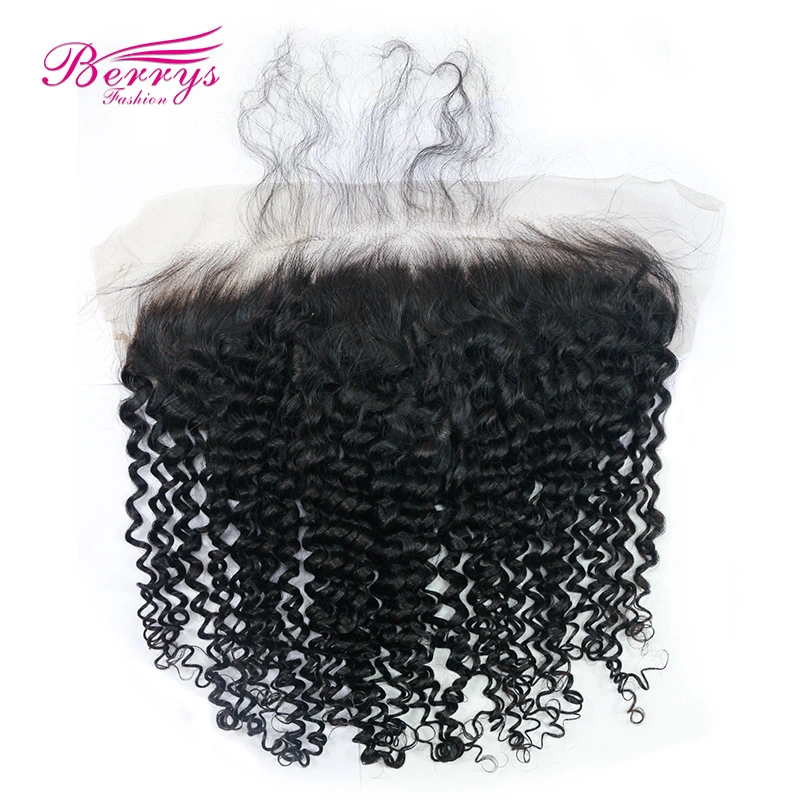 New Arrival Peruvian Kinky Curly Human Hair + Lace Frontal 13*6 Virgin Hair 3pcs with 1pc Top Lace Frontal Unprocessed Best Quality Hair Weaves