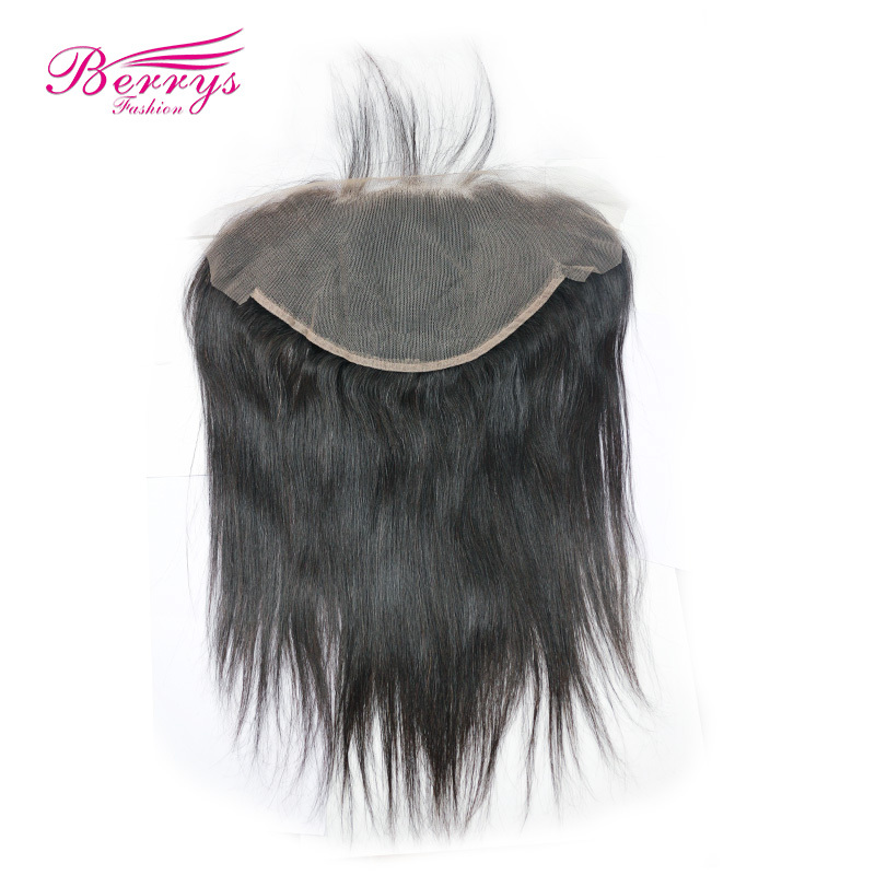 Peruvian Straight Human Hair + Lace Frontal 13*6 Virgin Hair Straight 3pcs with 1pc Top Lace Frontal Unprocessed Berrys Hair Products