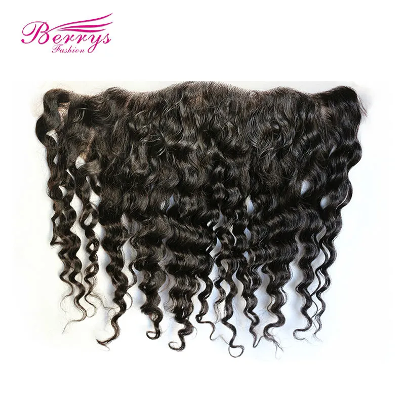 Lace Frontal 13*4 lace Frontal deep wave Brazilian virgin hair weft Berrys Hair New arrival humanhair