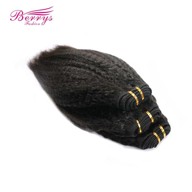 Brazilian Kinky Straight 3pcs/lot Full Cuticle Hair Extension 100% Virgin Human Hair with High Quality