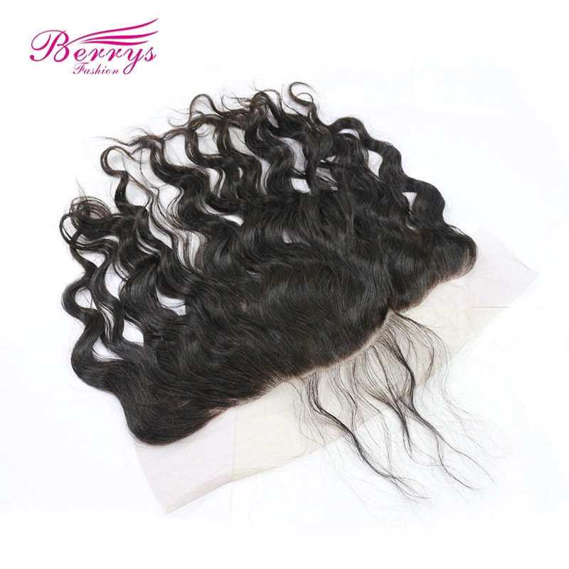 Pre Plucked 13*4 Lace Frontal with Brazilian 100% Virgin Hair loose Wave 3pcs Hair Natural Hair Top Quality Hair
