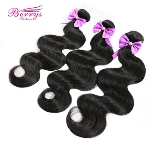 Pre-plucked Lace Frontal 13*4 with 3 pcs 100% Virgin Hair Body Wave Combodian bundles unprocessed Berrys Fashion Virgin Hair