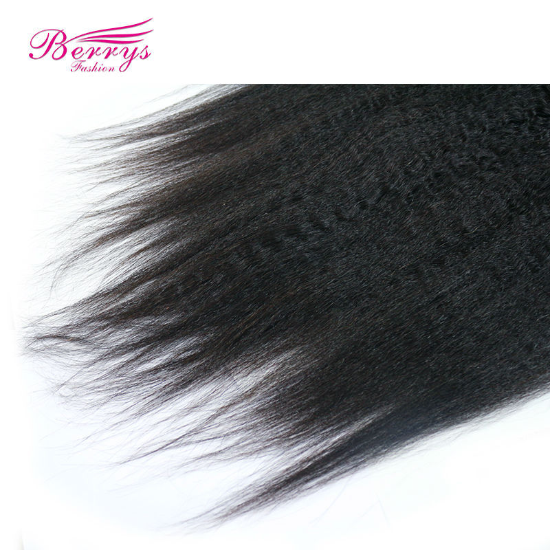 1pc 13*6 Kinky Straight Lace Frontal with Bleached Knots 100% Virgin Human Hair Top Frontal