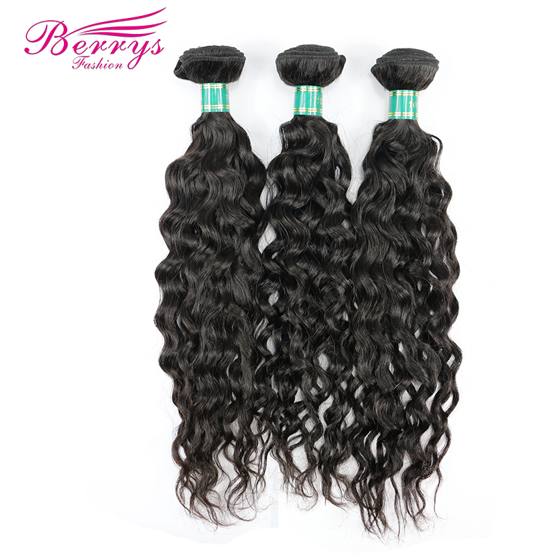 2 PCS Brazilian Water Wave Yellow Band Human Hair 2pcs/lot 100% Unprocessed Virgin Hair Extension