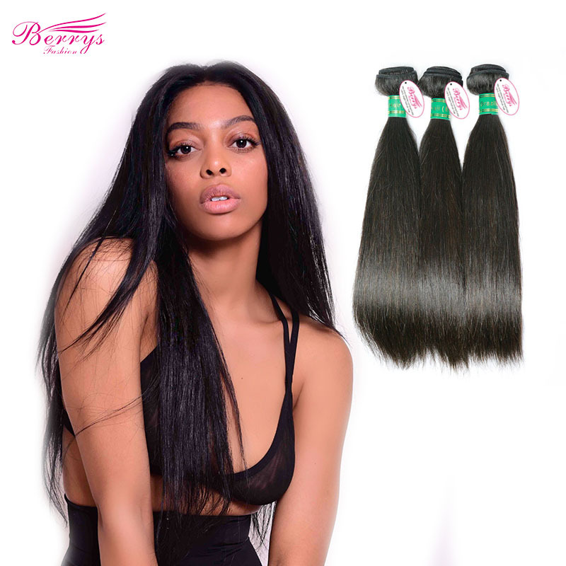 Best Quality Hair 3pcs Unprocessed Straight 100% Unprocessed Virgin Hair with 1pc Lace Closure 4x4 with Baby Hair and Bleached Knots