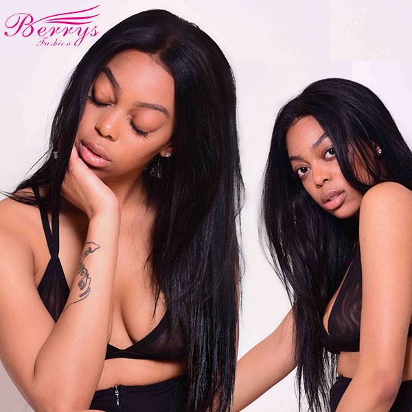 Berrys Fashion Hair Natural Color 4pcs/lot Brazilian Straight Hair Weave 100% Unprocessed Virgin Brazilian Hair