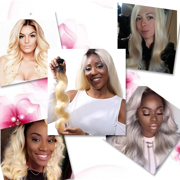 13*4 1b 613 frontal 100% Virgin hair 1b roots/613 # body wave with bleached knots can be Dyed and Bleached