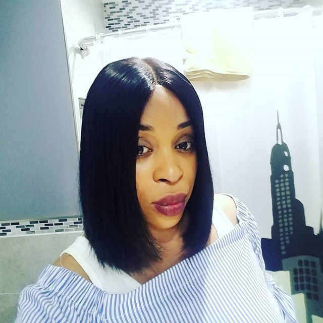 1b color Bob Straight Full Lace 100% Human Hair Wigs With Natural Baby Hair can be Dyed and Bleached