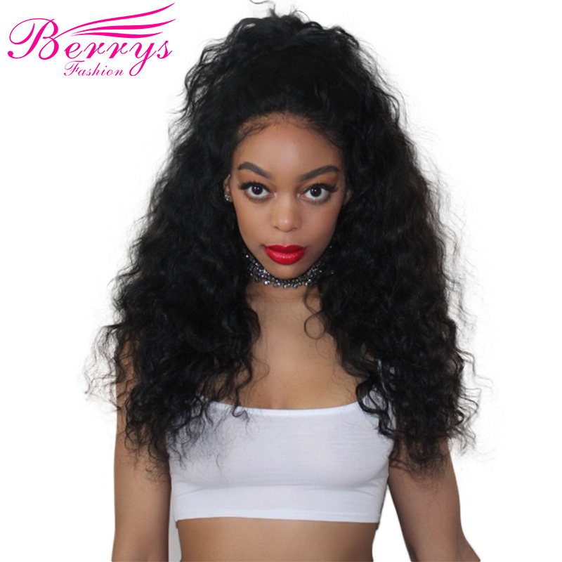 Full Lace Human Hair Wig 100% Virgin Hair Loose Wave Wig with Natural Baby Hair