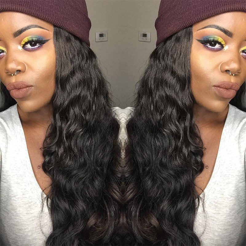 3 Bundles Loose Wave Brazilian Raw Hair With Closure Unprocessed 100% Raw Hair with 4x4 Lace Closure