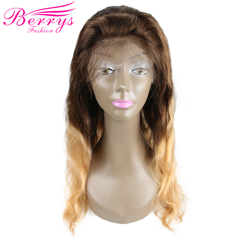 New Arrival Body Wave 4#/27 Full Lace Wig 130% Density with Bleached Knots