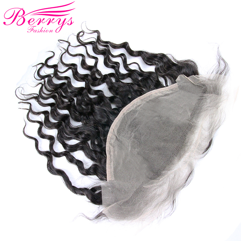 Transparent Loose Wave 13*6 Lace Frontal 100% Virgin Human Hair with Bleached Knots and Natural Hairline Berrys Fashion