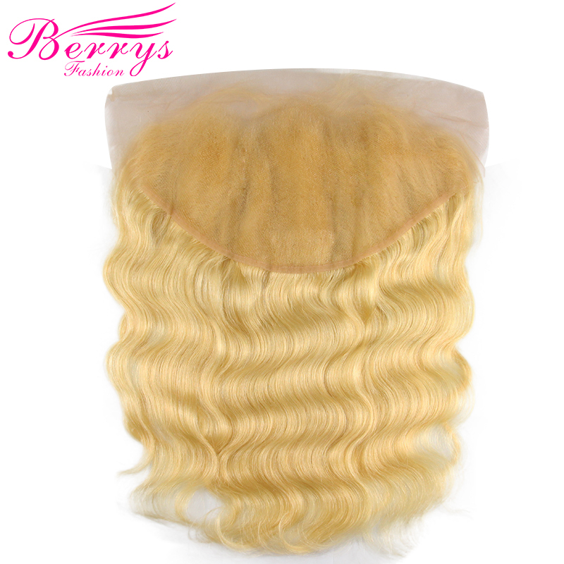 Top Quality Body Wave Blonde 13*6 Lace Frontal with Natural Hairline and Bleached Knots