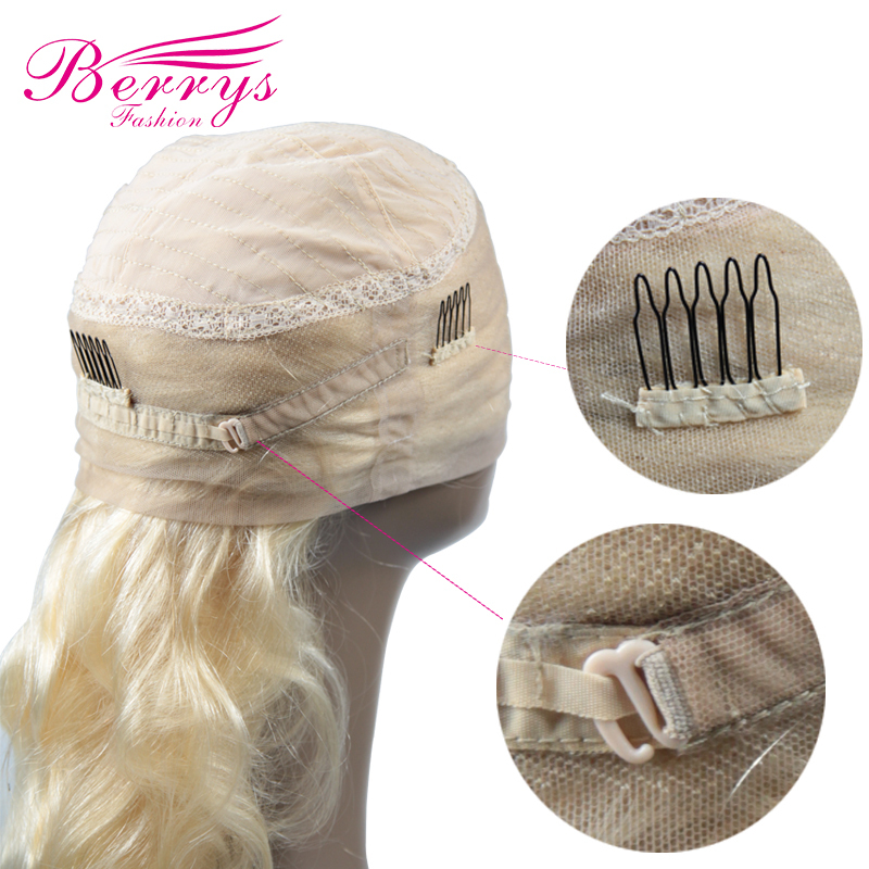 Hot Selling Berrys Fashion Hair 613 360 Frontal Wig 130% Density Body Wave Texture with Bleached Knots Natural Hairline