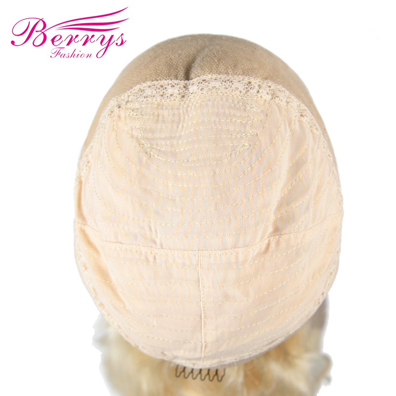 Hot Selling Berrys Fashion Hair 613 360 Frontal Wig 130% Density Body Wave Texture with Bleached Knots Natural Hairline