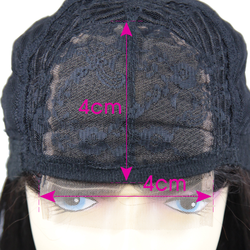 New Arrival 100% Virgin Human Hair Kinky Straight 4*4 Lace Closure Wig Berrys Fashion Hair