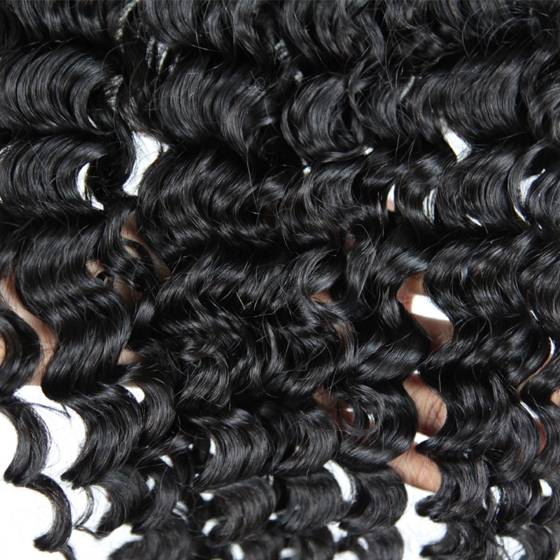 7*7" Lace Closure Deep Wave Brazilian Virgin Hair Free Part Prepluncked Closure Unprocessed Human Hair Extensions Berrys Fashion