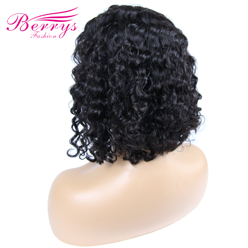 Berrys Fashion Hair Natural Black 100% Virgin Hair 13*4 Transparent Lace Frontal Wig 150% Density Customized Lace Frontal Wigs