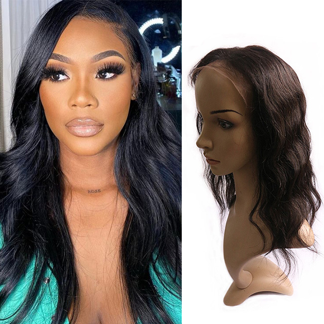 Natural Wave Lace 13*4 Front Wigs 100% Human Hair with Baby Hair Any Density Berrys Fashion