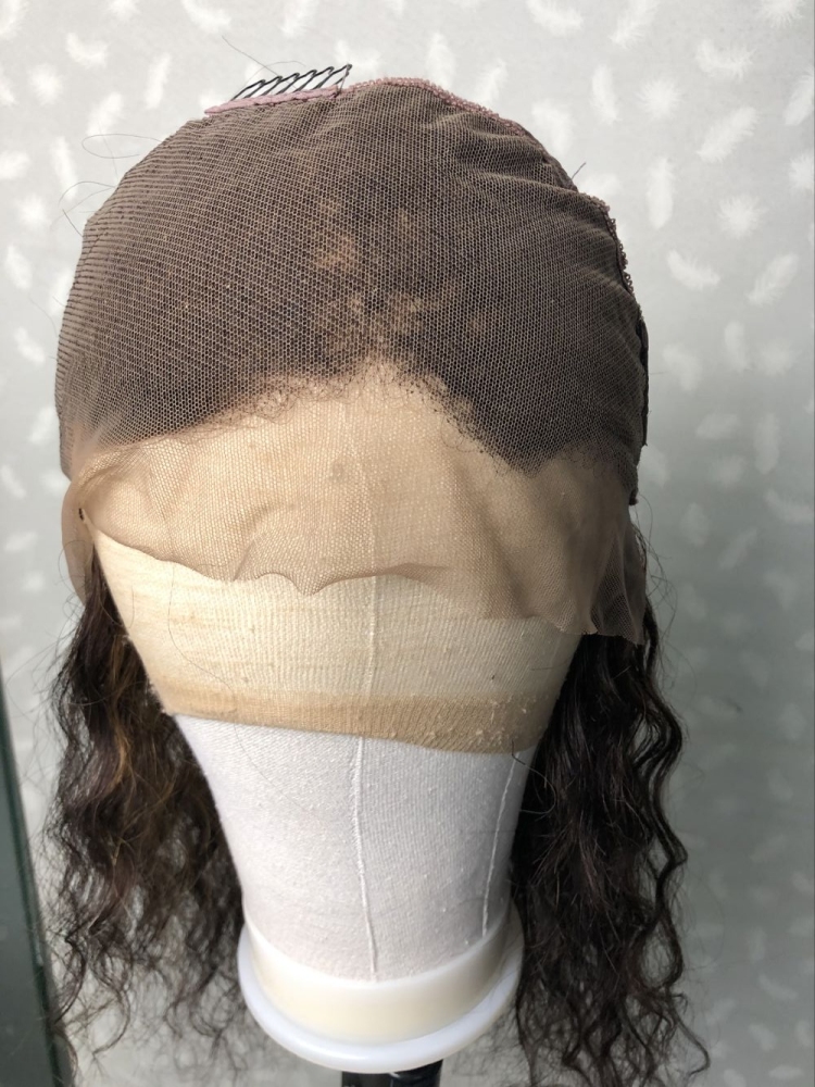 New Arrival Virgin Hair Wigs In #4/27 Colorful 13x4 Lace Frontal Wigs In Water Wave Hair Berrysfashion Virgin Hair