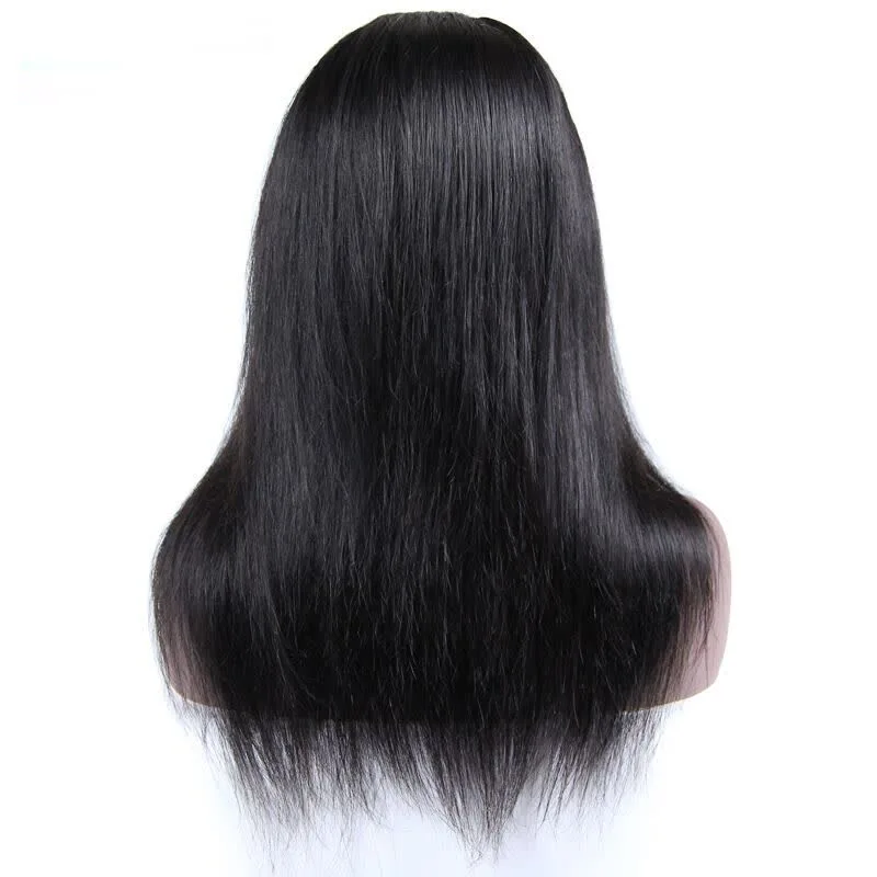 HD/Transparent Lace 13*4 Frontal Wigs Yellow Band 100% Virgin Hair Straight Hair Wigs 10-40inch Berrys Fashion Hair