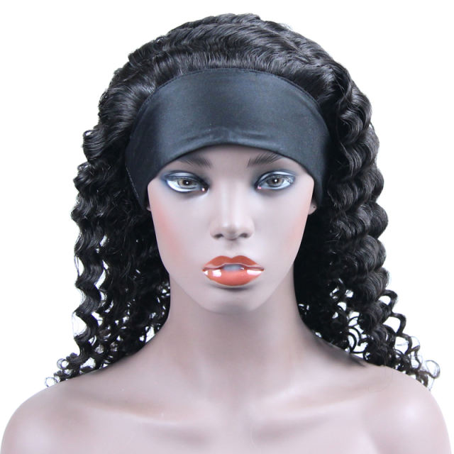 New Arrival Brazilian Loose/Deep Wave 100% Human hair 10-20 Natural Hairline Headband Wigs Berrys Fashion Hair