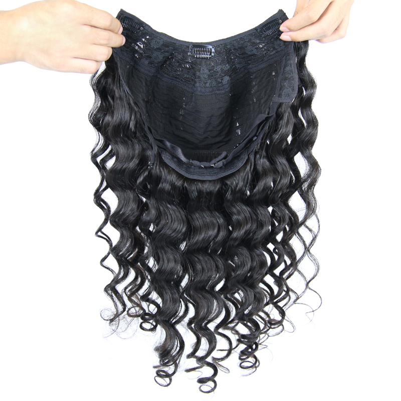 New Arrival Brazilian Loose Body Wave 100% Human hair 10-28 Natural Hairlin U Part Wig Berrys Fashion