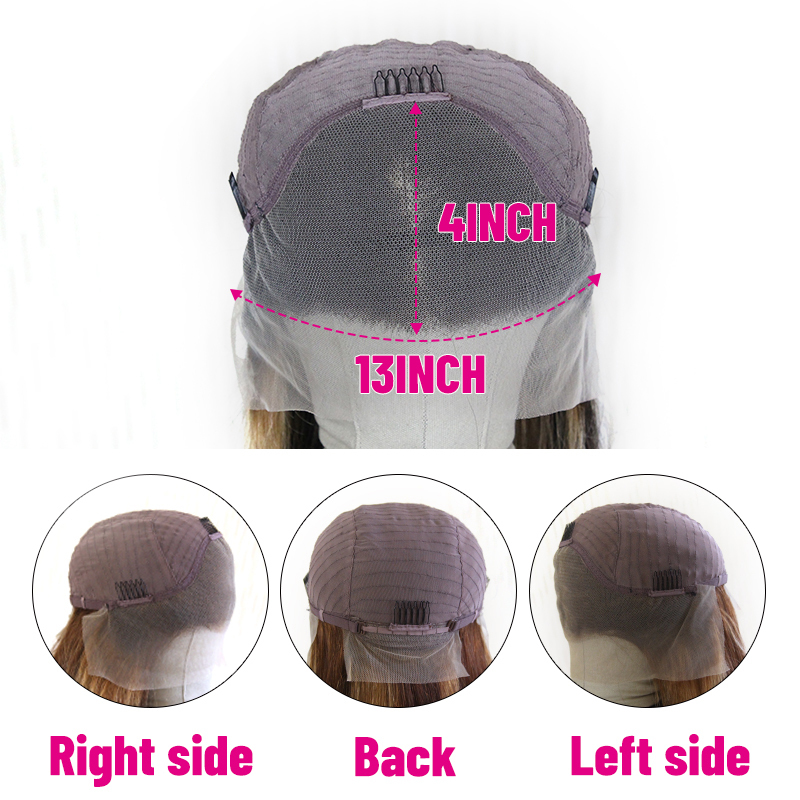 Lace Frontal Wigs 13x4 Loose Wave Hair 10-30 inch Any Density With Bleached Knots and Natural Hairline Berrys Fashion Peruvian Raw Hair