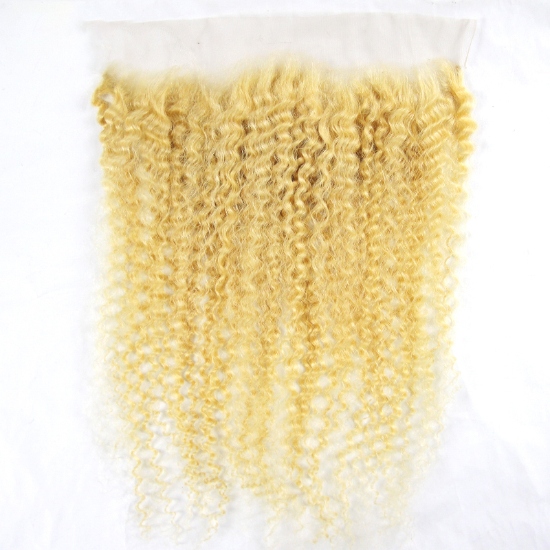 13*4 613 Deep Wave Frontal 100% virgin hair can dying to every color lace frontal