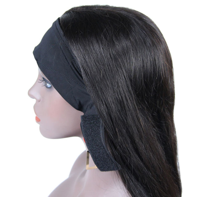 Berrys Fashion New Arrival Headband wig Brazilian Straight 100% Human hair 16-20 Natural Hairline