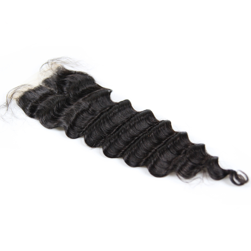 Loose Wave Free Part 4*4 HD Lace closure Brazilian 100% Human hair 10-20 inches Natural Hairline bleached knots Berrys Fashion