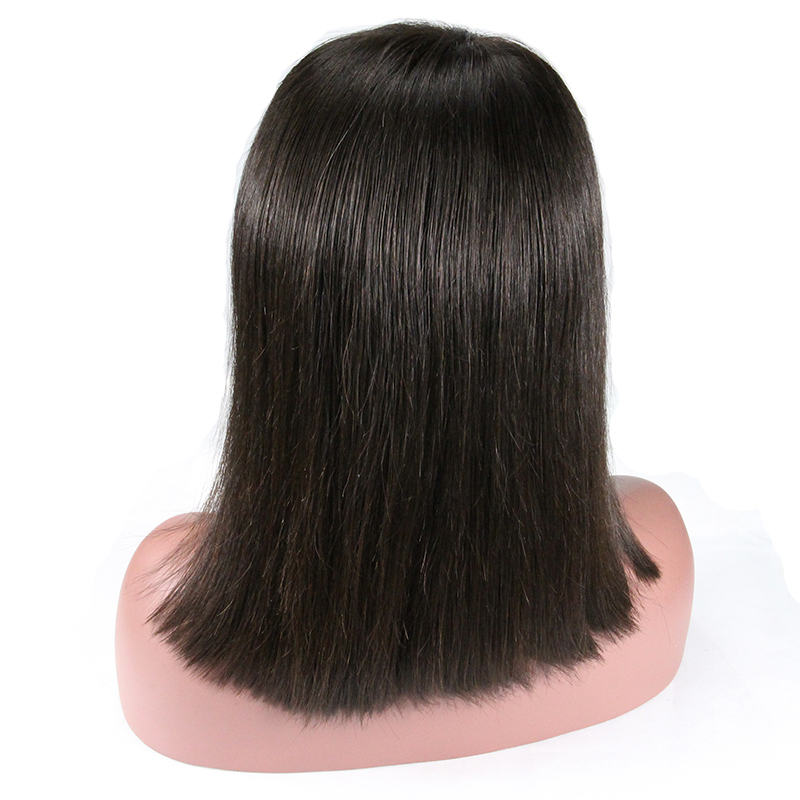 100% Virgin Human Hair Glueless Full Lace Wig Straight 150% Density Berrys Fashion