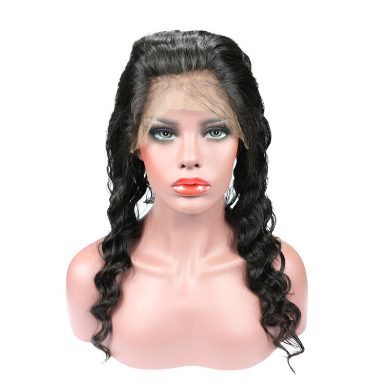 360 Loose Wave Lace Frontal 22x4" Pre Plucked with Adjust Strand Elastic Band Bleached Knots Hair Frontal Berrys Fashion