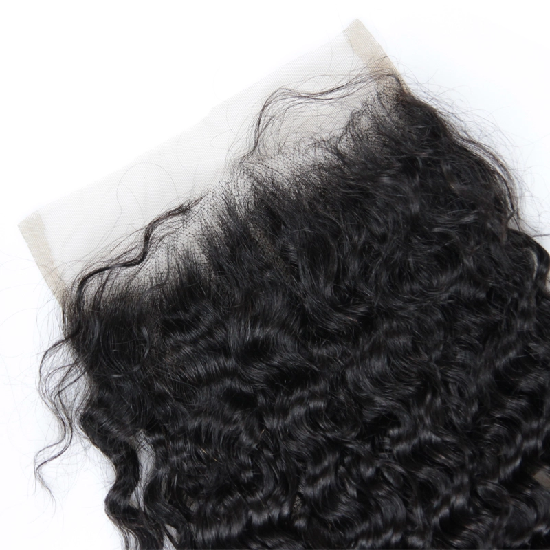 7*7" Lace Closure Deep Wave Brazilian Virgin Hair Free Part Prepluncked Closure Unprocessed Human Hair Extensions Berrys Fashion