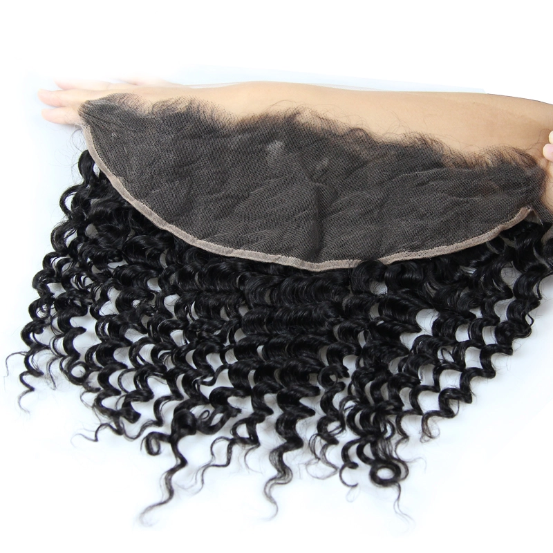 HD Lace Frontal New Arrivals Deep Wave 13*4 Lace Frontal Brazilian Deep wave Hair Extensions with Baby Hair Bleached Knots Berrys Fashion