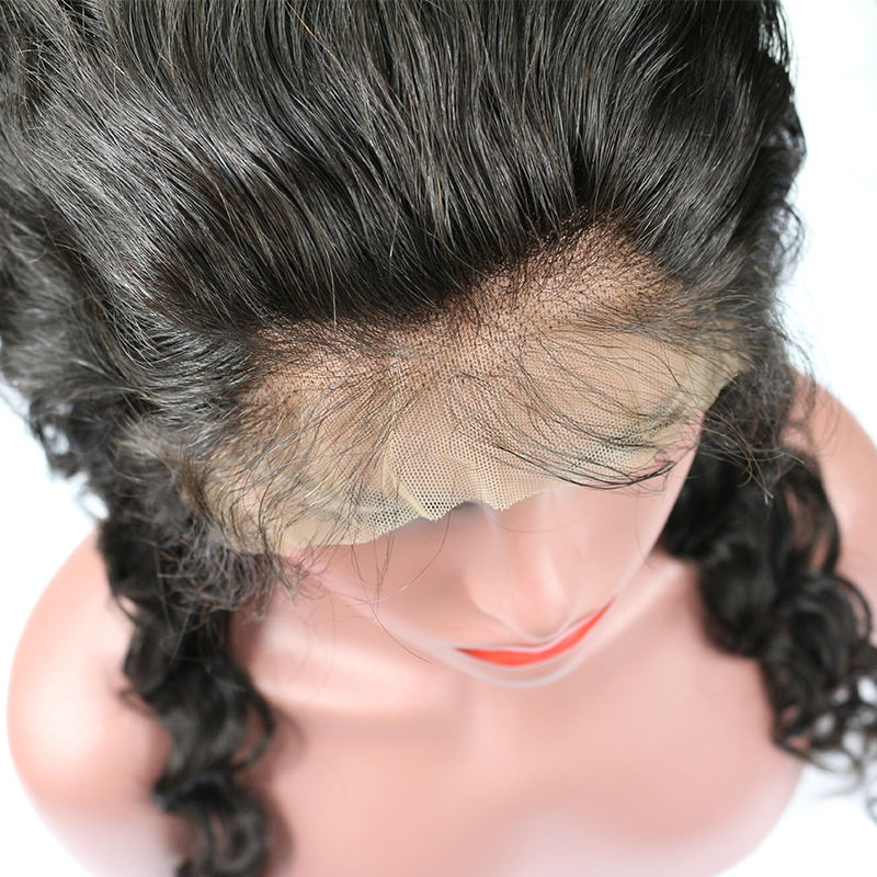 360 Loose Wave Lace Frontal 22x4" Pre Plucked with Adjust Strand Elastic Band Bleached Knots Hair Frontal Berrys Fashion