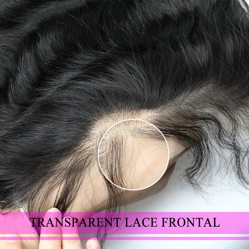 Transparent 360 22*4 Lace Frontal Body Wave Pre Plucked with Adjustable Strap Bleached Knots Virgin Hair  Berrys Fashion Hair