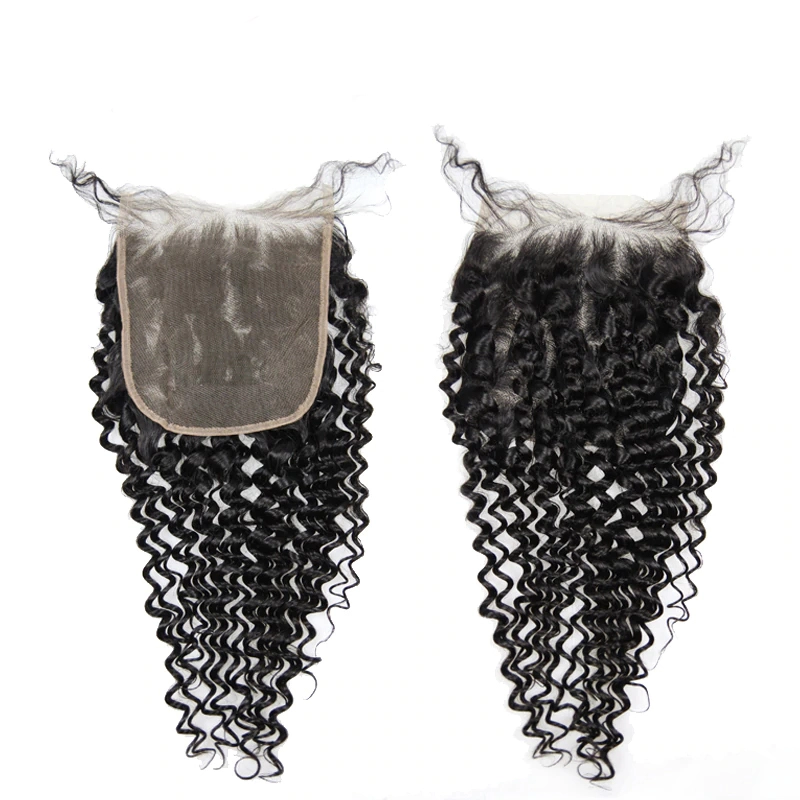 New Arrival Lace closure 6* 6 Brazilian Deep Wave 100% Human hair 10-20 Natural Hairline Berrys Fashion