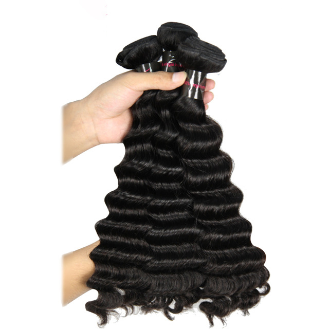 Maylaysian Hair Berrysfashion 100% Human Virgin Hair Deep Wave Bundles