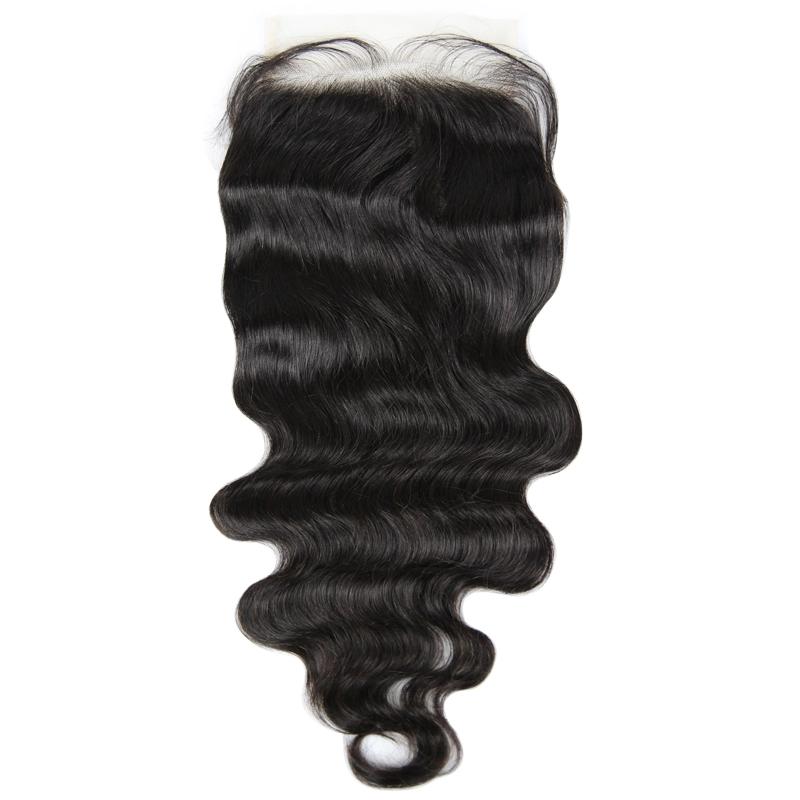 New Arrival Lace closure 6* 6 Brazilian Body Wave 100% Human hair 10-20 Natural Hairline Berrys Fashion