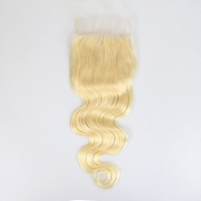 #613 Blonde Hair 5x5 HD/Transparent Lace Closure Berrysfashion hair