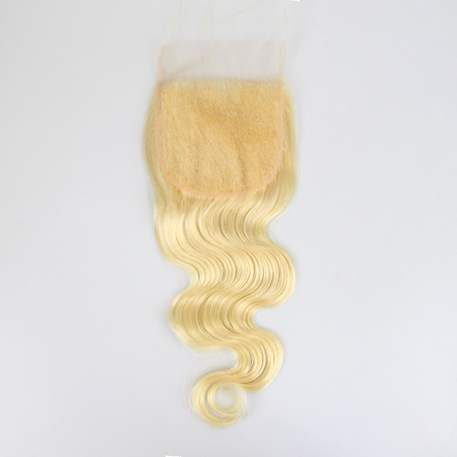 #613 Blonde Hair 5x5 HD/Transparent Lace Closure Berrysfashion hair