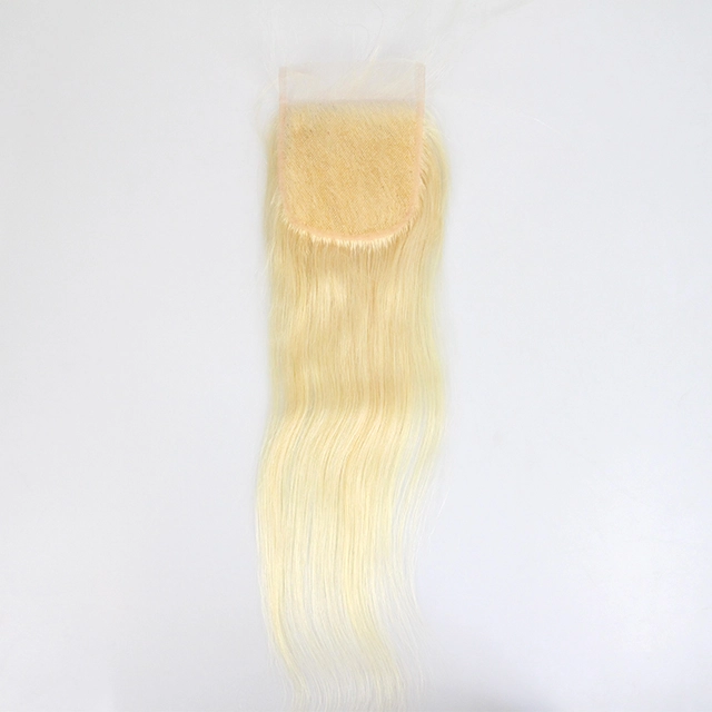 #613 Blonde HD/Transparent 4x4 Lace Closure Berrysfashion hair