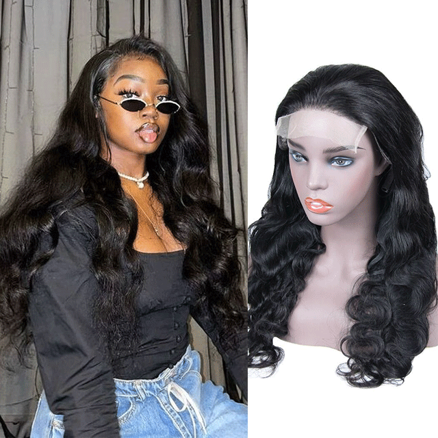 HD/Transparent Lace 5*5 Closure Wigs Yellow Band 100% Virgin Hair Body Wave Hair Wigs 10-40inch Berrys Fashion Hair