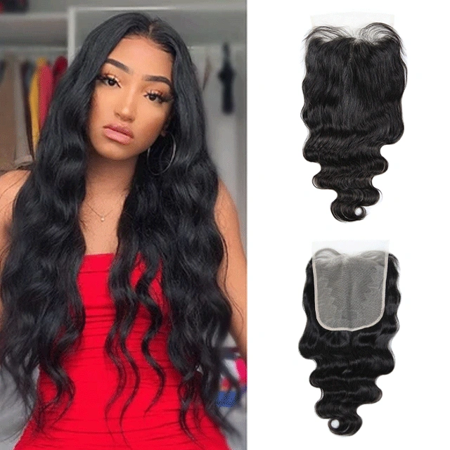 Body Wave Free Part 7*7 Lace closure Brazilian 100% Human hair 10-22 inches Natural Hairline bleached knots Berrys Fashion
