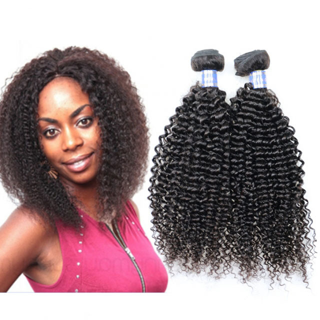 Peruvian Kinky Curly Raw Human Hair 3pcs/lot 100% Unprocessed Virgin Hair Extension