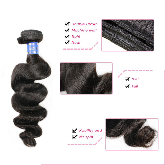 Hot Sale Peruvian Loose Wave Hair 3 Bundles Peerless Virgin Human Hair  Natural Color Raw Hair