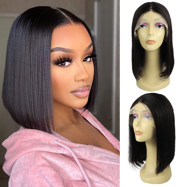 New Arrival 100% Unprocessed Raw Hair T-part Bob wigs Berrysfahion hair