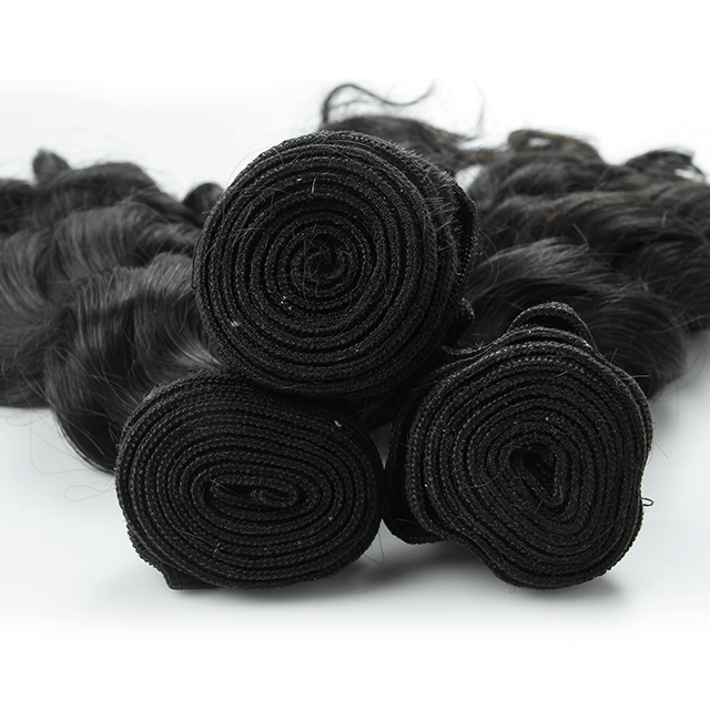 Berrysfashion Hair Atlanta New Store Mix Donors Human Virgin Hair 3pcs Bundles Loose Wave -Fast Shipping Hair